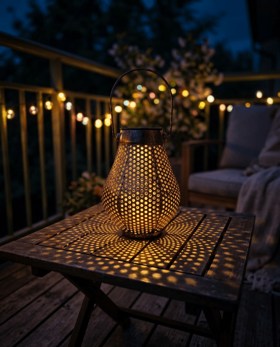 Pack Duo Terrasse Lumineuse — Lanterne DOTY + Mini Rainbow Lumisky | Coffret Déco Solaire - LLX ConceptStore - Coffret Déco